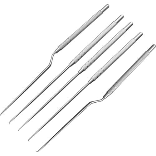 Stainless Steel Cerumen Hook Cerumen Hook Gun Type Hospital ENT Instrument Tool