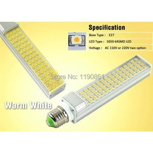 E27 G24 5050 SMD 64 LED Corn 15W Light Lamp Cool White/Warm White AC 85V-265V Side lighting High Brightness
