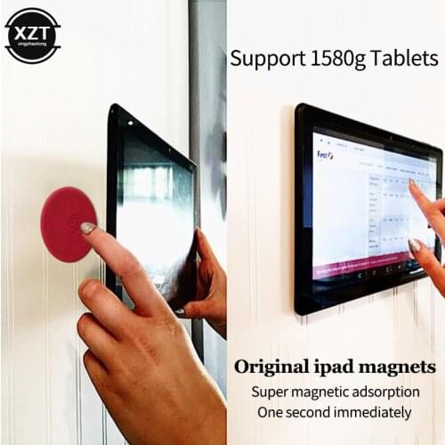 Wall Mount Tablet Magnetic Stand Magnet Adsorption Principle Convenience to pick-and-place for Tablets iPad Pro Air Phone Holder