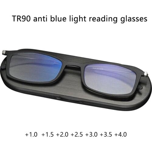 Ultra-thin Reading Glasses Women Men HD Anti Blue Light Presbyopic Glasses Metal Square Full Frame Diopter Eyewear +1.5 2.0