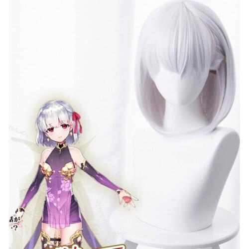 Game Fate Grand Order Cosplay Wigs Kama Cosplay Wig Heat Resistant Synthetic Wig Hair Halloween Party Women Cosplay Wig