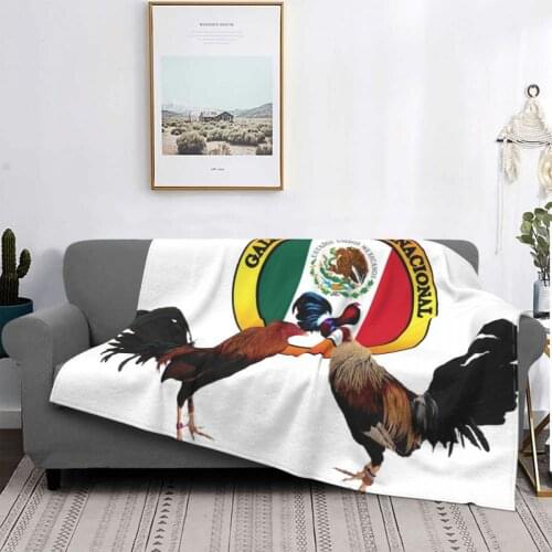 Rooster Fight 1764 Blanket Bedspread Bed Plaid Baby Blankets Fleece Bedspread 200 220