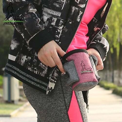 1pcs pet training waist bag portable outdoor pet training special snack bag dog food bag