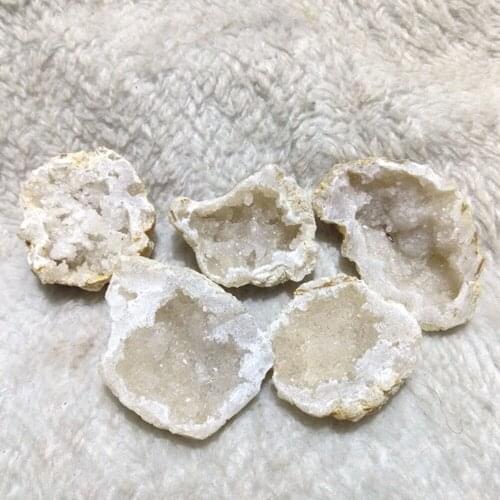 1pcs Natural Agate Geode Slice Drusy Druse Quartz Crystal Cluster Points Minerals Specimen Reiki Healing Crystal Home Decoration