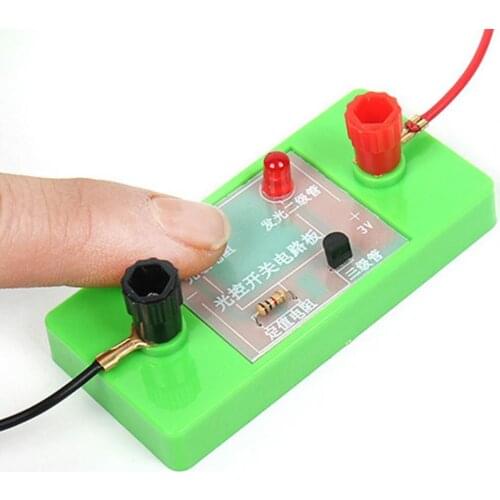 Light-controlled Physical Scientific Experiments DIY Circuit Kit Excellent ABS Electronic Components Children Educational Toys