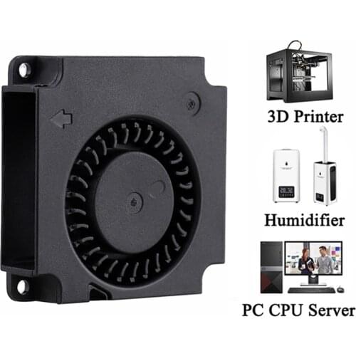 Turbine Fan 5V 12V 24V 40mm * 10mm 4010 DC Turbo Fan 5V Bearing Blower Radial Cooling Fans for Creality CR-10 Kit 3D Printer