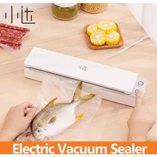 Xiaoda Electric Vacuum Sealer Household Kitchen Keep Fresh Dry Wet Food Saver Automatic Food Package Sealing