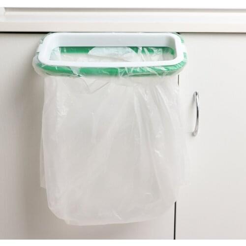 1pcs New Portable Hanging Trash Garbage Bag Garbage Bag Holder Hanging Garbage Bags Storage Rack Holder For Kitchen Storage Rack