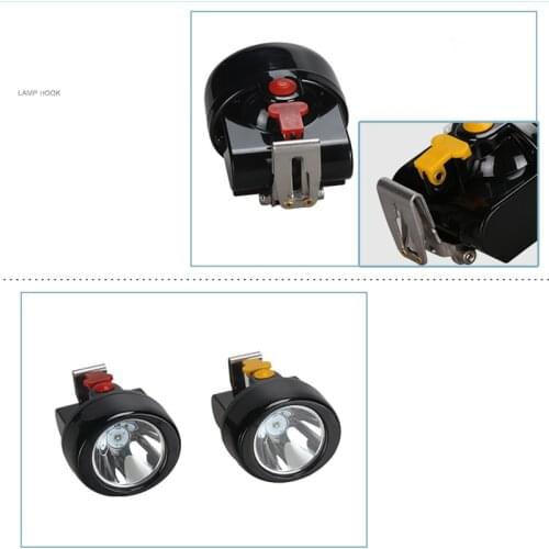 12pcs/lot KL2.8LM(A) LED Miner Cap Lamp Mining Light Lithium ion Headlamp