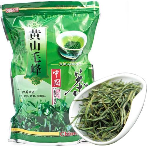 2021 Wild Spring Tea Green Chinese Tea High Mountain Huangshan Mao Feng 250g