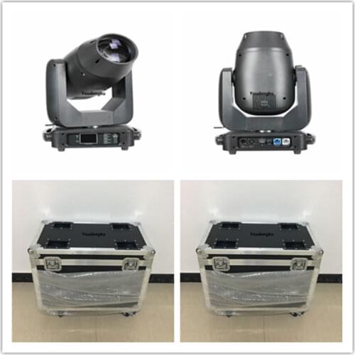 4 pcs with flightcase Dj music night club decor Moving Head led beam 60 w Moving Head Zoom with LED Beam light