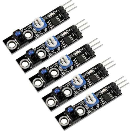 5Pcs Tracking Sensor IR TCRT5000 Infrared Obstacle Avoidance sensor for Arduino AVR PIC