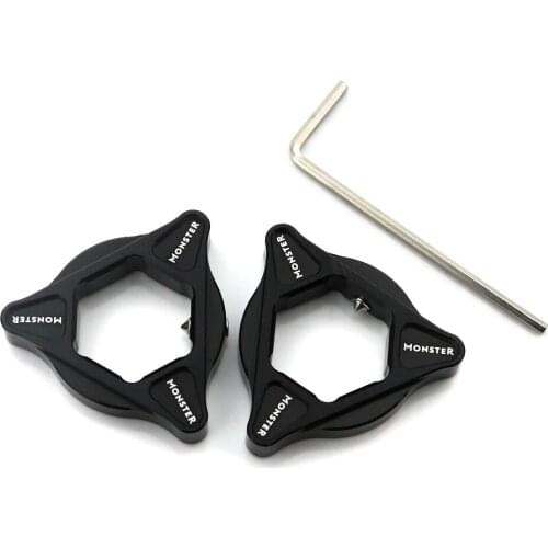 Motorcycle Accessories For Ducati M1100 S Monster 696 Monster 17mm Front Fork Preload Adjuster Hexagon Design CNC Aluminum