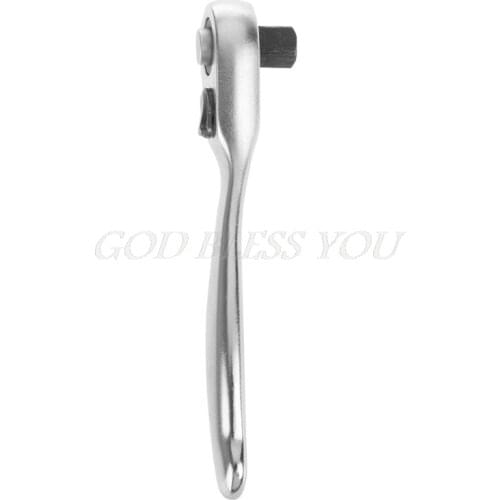1/4" Ratchet Socket Wrench 72 Teeth Auto Quick Release Square Head Drive Spanner Drop Shipping