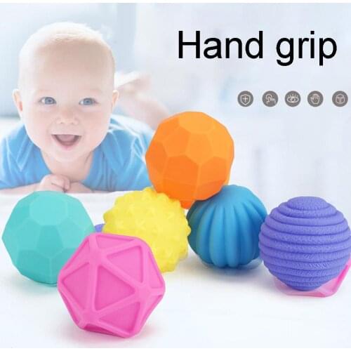 Play Balls Baby Touch Hand Ball Toys Rubber Textured Touch Ball Hand Sensory Children Ball Toys Bath Hand Ball Toy For Children