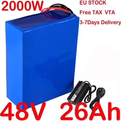48V 25AH Lithium Battery 48V 1000W 1500W 2000W Electric Bike Battery 48V 10AH 13AH 15AH 18AH 20AH 25AH Ebike Battery +5A Charger