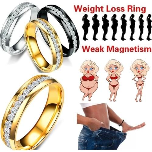 Slimming Magnetic Weight Loss Ring String Stimulating Acupoints Gallstone Ring Fitness Reduce Weight Ring Health Care Rings