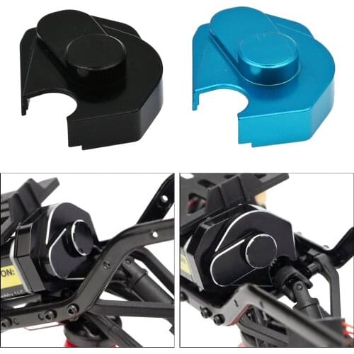 RC Metal Aluminum es Cover Housing for Axial SCX24 90081 1/24 RC Car Rock Crawler Truck Part Accessory Replacement