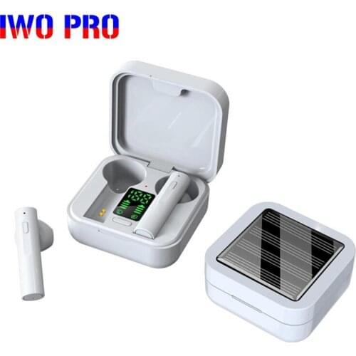 2021 New Tws earphone AIR6 Plus Noise Cancelling Wireless Bluetooth 5.0 Air6 pro Solar charging mini Earbuds Earphones headset