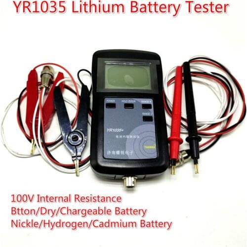 New Original Four-line High Precision YR1035 Lithium Battery Internal Resistance Meter Tester YR 1035 Detector 18650 Dry Battery