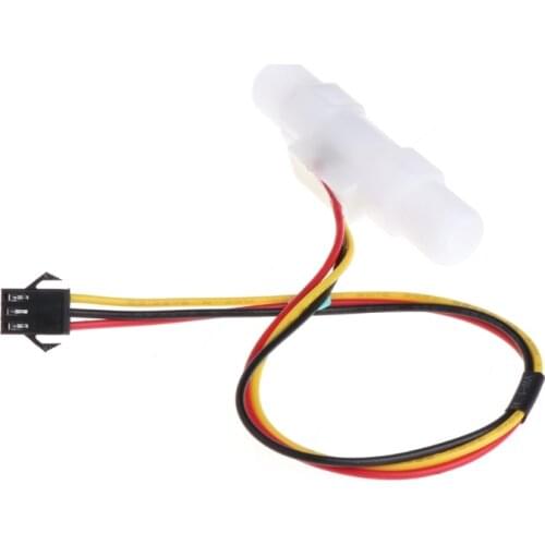 0.3-3.0L/min Plastic Water Liquid Level Flow Sensor Meter Male G1/4 Hall Small Flow Switch