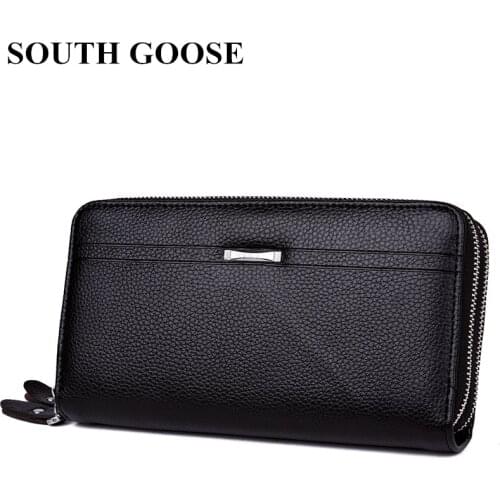 Мужские кожаные кошельки SOUTH GOOSE China At AliExpress