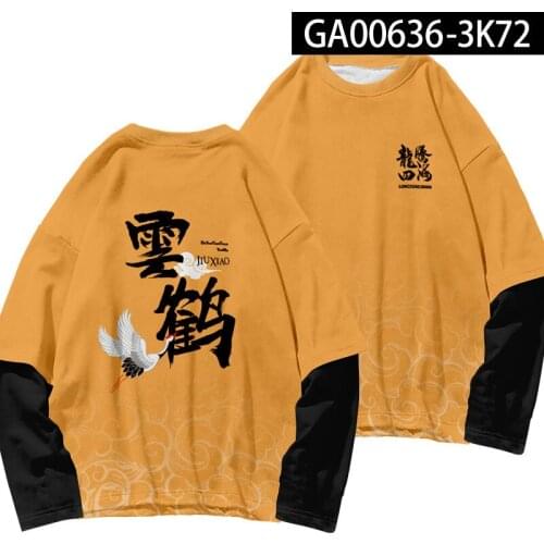 Autumn Spring Men Fake Two Pieces Sweatshirt Hip Hop Pullover Streetwear Couple Casual Round Neck Clothes Oversize XXS-4XL