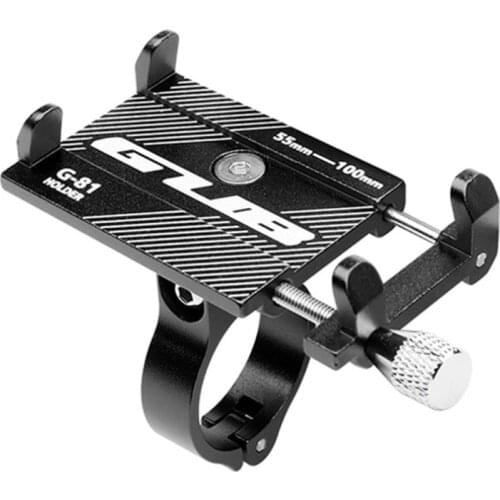 Aluminium Alloy Bike Phone Holder 3.5-6.2 Inch Cell Phone GPS Mount Holder Bicycle Phone Support Cycling Bracket Mount