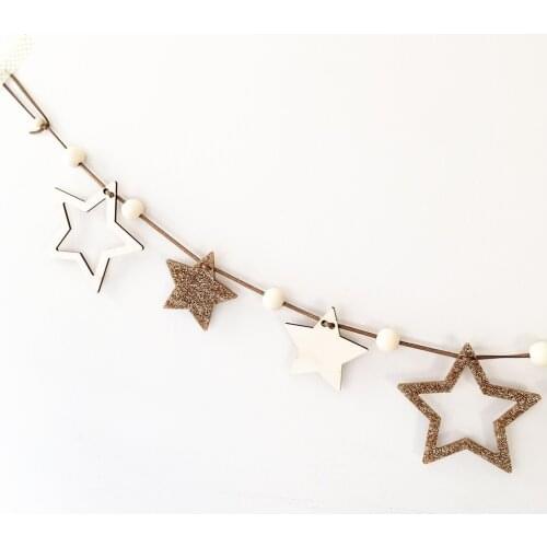 Star Hanging Decor Wall Pendant Nordic Holiday Christmas Halloween Party Wedding Decoration Home Kids Room Decor Accessories
