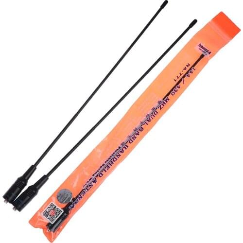 2pcs Adapter For NA-771 SMA-female Dual Band 2.15dB 10W Antenna HT/Scanner