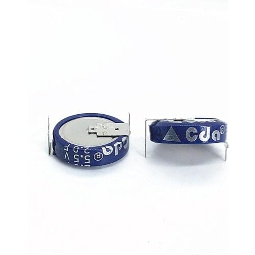 2pcs Original 5.5V2F energy storage memory H type 5.5V2.0F button capacitor 5.5V205H