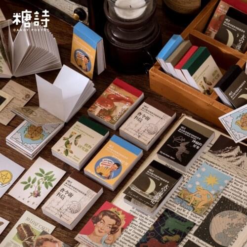 20sets/1lot kawaii Stationery Sticker Vintage library Diary Planner junk journal Decorative Scrapbooking DIY Craft Sticker