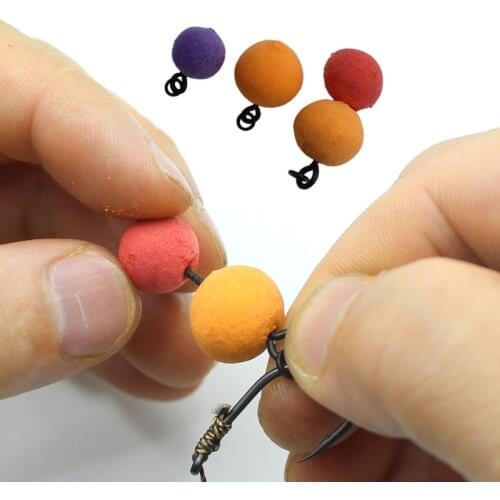 20PCS Fishing Corn Floating Pop Up Boilies Carp Bait Artificial Bait Connector Screw for Boilies Carp Rig Fishing Equipment