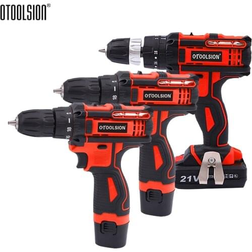 12V 16.8V 21V Rechargeable Cordless Drill Electric Tool Cordless Drill And Screwdriver Kit Battery Drill For Home Improvement