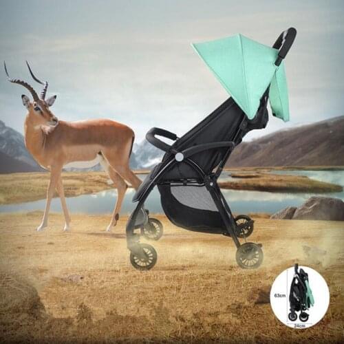 Baby Stroller High Landscape Buggy Pram Lightweight Strollers Foldable Four-wheel Stroller Baby Carriage Pushchair For Newborns