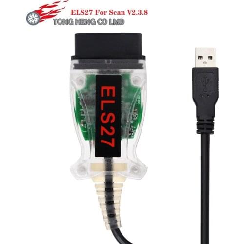 ELS27 FORScan V2.3.8 ELS Green PCB PIC24HJ128GP+FTDI Mircochip Car OBD2 Diagnostic Tool ELM327&J2534 Pss-Thru For FO RD & Ma-zda