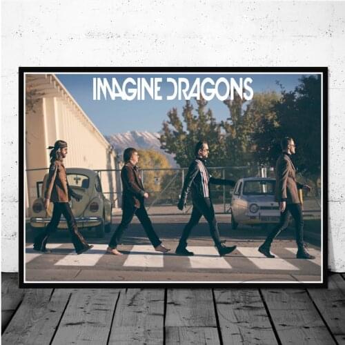 Imagine Dragons Evolve Origins Music Group Canvas Painting Posters And Prints Wall Art Picture Abstract Decorative Home Decor