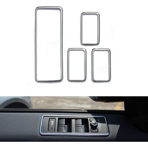 Car Door Window Switch Buttons Cover Trim For Range Rover Sport 2014-2018