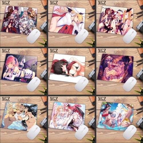 XGZ Sexy Girls Mousemat Anime Cartoon Cute Mouse Pad Keyboard Computer Mouse Pad Fashion Higt Quality Laptop Game Pad Mat Gamer