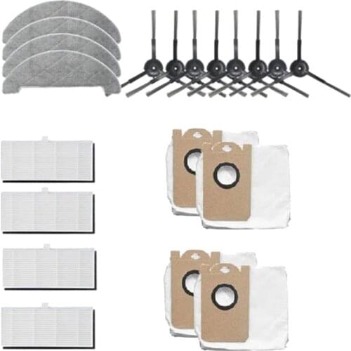 HOT！-1Set Dust Bag Cleaning Filter Mop Cloth for XIAOMI VIOMI S9 Vacuum Cleaner Replacement Parts