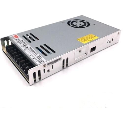 Meanwell LRS-350 series Enclosed Switching Power Supply single output 350W AC to DC forced air cooling by builtin DC fan UL60950