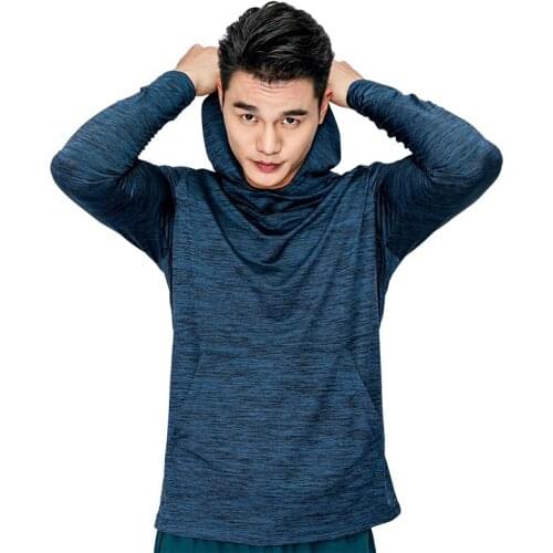 Mens Hoodie, sports jacket, running, fitness, football training, gym, running, running, quick drying, breathable