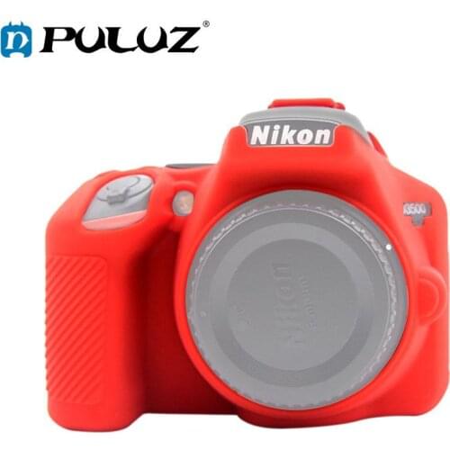 PULUZ Soft Silicone Protective Shell Case Cover For Nikon D3500