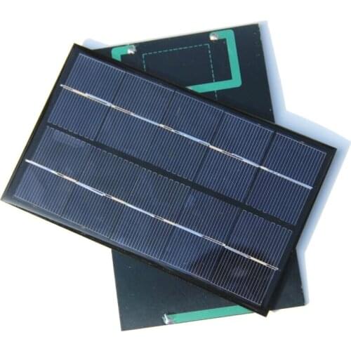 Wholesale 100PCS/Lot 1.9W 5V High Quality Solar Cell Polycrystalline Solar Panel DIY Small Solar Charger Education Kits 142*88MM