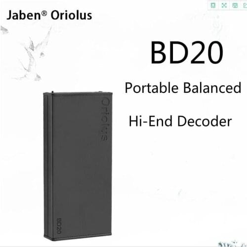 Jaben Oriolus BD20 ES9038PRO Portable Balanced 24Bit/192kHz Hi-End USB Coxial DOP Decoder Hifi Music DSD For Windows IOS Android