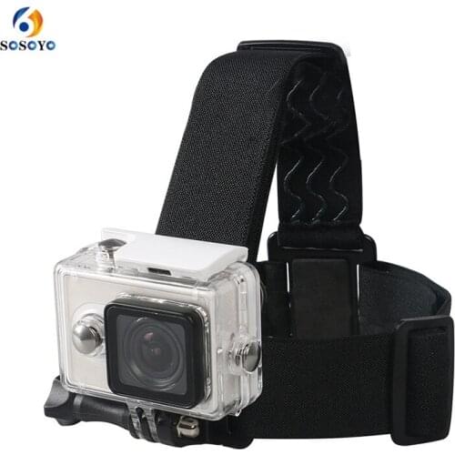Action Camera Head Strap Mount Belt Elastic Headband For Gopro Hero1 2 3 3+ 4 5 6 7 8 For xiaomi For sjcam Camera Accessories