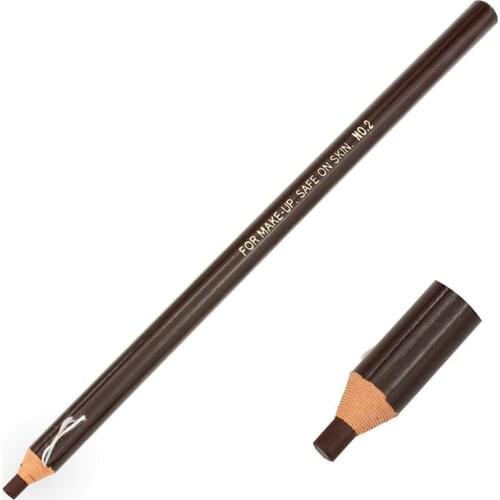 1Pcs Pro Makeup Eyebrow Enhancer Sweat & Waterproof Eyebrow Pencil Pen Eye Brow Dark Brown Eye Brow Pencil