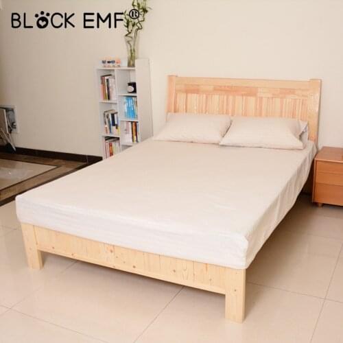 Conductive earth bed sheet fitted queen size send cable good for health