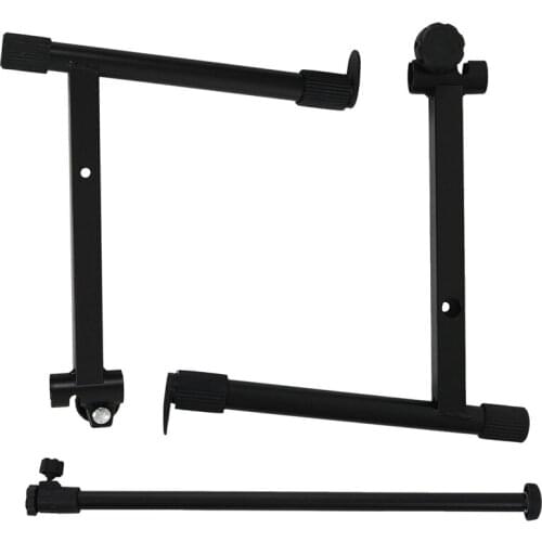 Adjustable Black Heightening Electronic Piano Rack Stand Keyboard Support Holder