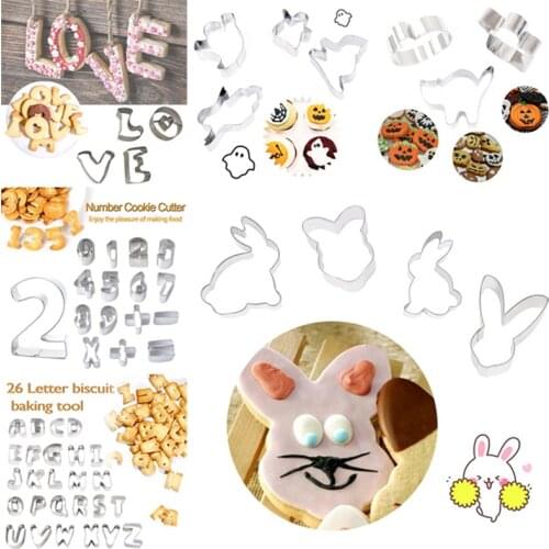 Christmas Cookie Stamps Wedding Party Stainless Steel Cookie Biscuit Decoration Mold Animal Shape Cookie Cutters Free Shipping